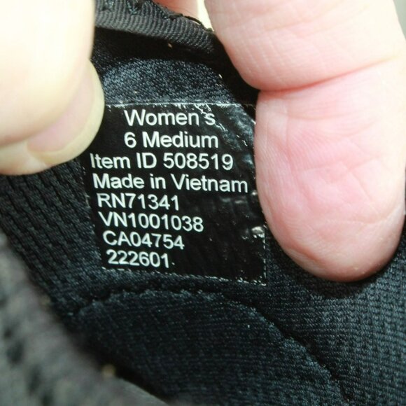 LL Bean Vista Dark Gray Suede Slip On Comfort Hiking Sneaker Shoes Size 6 M - Picture 8 of 9